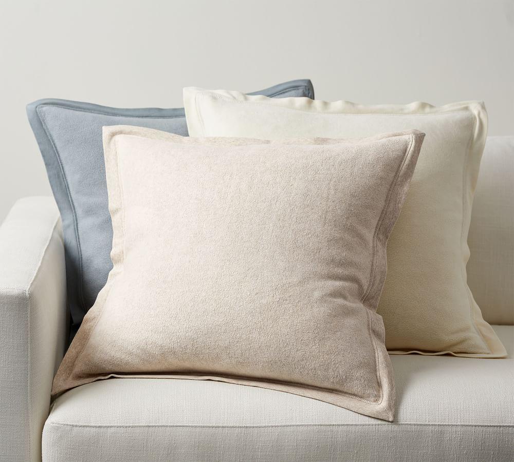 Fleece best sale pillow cover